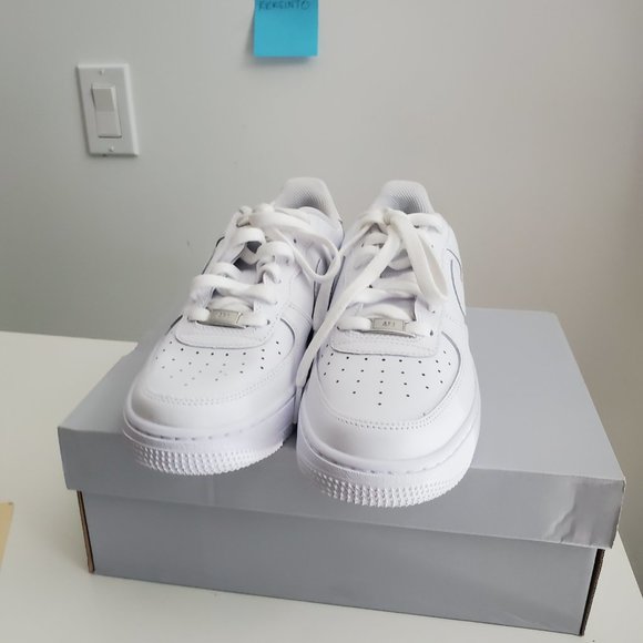 Nike Air Force 1 Low '07 LV8 EMB Summit White Blue Whisper - Picture 5 of 5